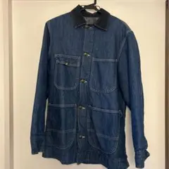 Sears デニムカバーオール SMALL 34-36 80s