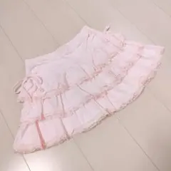 No.459] LIZLISA*ブーケシフォンモスピンクスカート - メルカリ