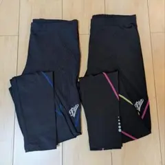 【美品】FILA スポーツタイツ　2本セット　L