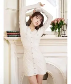 Darich グリッターニットミニワンピース