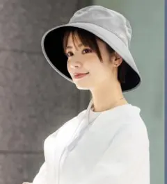 芦屋ロサブラン　帽子　バケットハット　S ブラック　木南晴夏　愛用 芦屋ロサブラン 帽子 バケットハット S ブラック 木南晴夏 愛用 - メルカリ