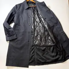 極美品✨DURBAN ダーバン ステンカラーコート ライナー付 2way LL