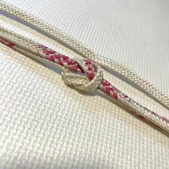 MM846 和装小物 帯締め 匿名配送 名古屋帯・袋帯 生成 ピンク 150cm