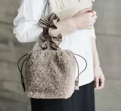 フリルワンハンドルバッグ