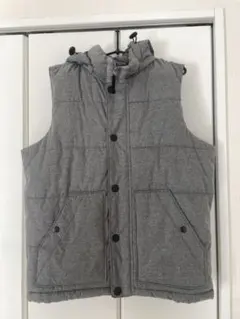 00s OLD NAVY ナイロン × フリース ベスト XL グレー 2026年最新】OLD NAVY メンズ ダウンベスト・キルティングベストの人気