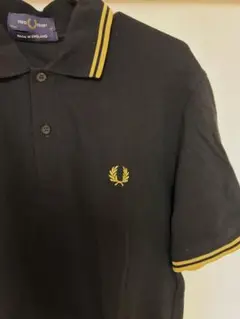FRED PERRY ブラック ／イエロー ポロシャツ 40