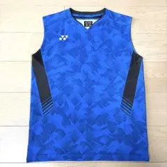【希少:Lサイズ/刺繍マーク】美品 ヨネックス 日本代表モデル10658ブルー