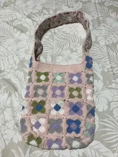 カラフルかぎ針編みバッグ