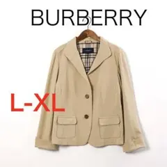H4504◾️バーバリー　２釦ノバチェック　ジャケット　Y2K