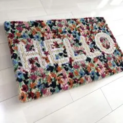 【Anthropologie】アンソロポロジーフラワー お花 マット 玄関