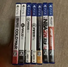 PS4 ゲームセット Call of Duty, FIFA, NBA, F1