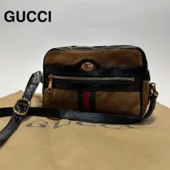 p12 【美品】グッチ　オフィディア　スエード　シェリーラインショルダーバッグ.