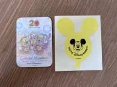 風船シール、ダッフィー&フレンズ 20周年 カラフルハピネス ステッカー