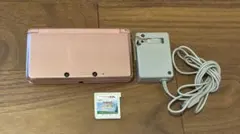ニンテンドー3DS ピンク 本体 ACアダプター 牧場物語