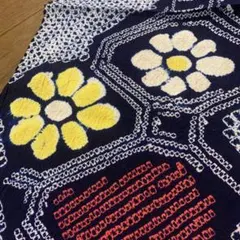 有松絞り 浴衣 木綿 反物 着尺 藍染 絞り 夏着物 リメイク 和裁 古布 B