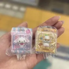 サンリオ　パッケージミニチュアコレクション　しろうさ　コロコロクリリン