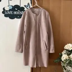 スプリングコート　ピンク