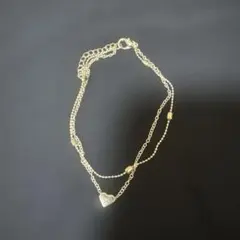 まとめ売り　ゴールド ハート型チャーム アンクレット