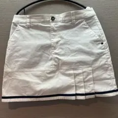 ホワイト プリーツスカート ブランドオブスポーツ