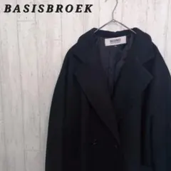 BASISBROEK ブラック ダブルブレスト チェスターコートのサムネイル