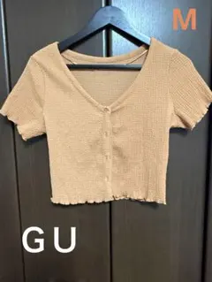 GU Mサイズ　半袖カーデガン
