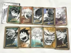 僕のヒーローアカデミア 原画展 クリアカード 箔押し ヒロアカ 10枚セット