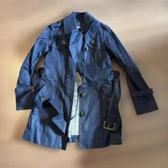 バーバリーBURBERRY BLUE LABEL ネイビー トレンチコート