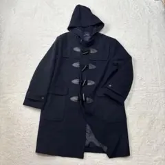 【極美品】トンボバーシティメイト✨ダッフルコート濃紺通勤通学スクール牛革パッチ2