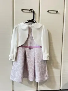 arisana 薄紫 ジャケット付きドレス 115