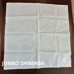 JUNKO SHIMADA ハンカチ ホワイト 刺繍のサムネイル
