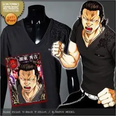 新品 CROWS WORST 加東秀吉モデル 半袖 Tシャツ ローズプリント M