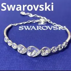 スワロフスキー　ブレスレット　ハートNouba バングル　正規品　極美品