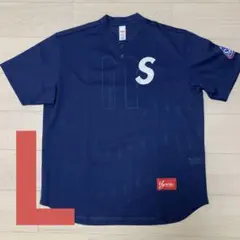 Supreme S Logo Baseball Henley "Navy"のサムネイル