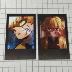 鬼滅の刃 ufotable DINING くじ 我妻善逸チェキ風ブロマイド