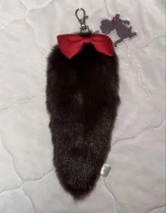 ベルリオーズ しっぽチャーム ファー おしゃれキャット チャーム