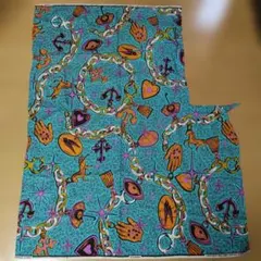 Vlisco アフリカ布 生地 ハギレ　1ヤードより小さい