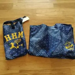ワンズテラス　ペイズリー柄買い物エコバッグ