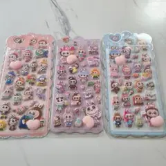 ラブブ3Dシール3シートセット