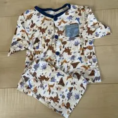 動物柄 ボタン付きパジャマ サイズ100