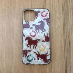 FEILER 馬と蹄鉄デザイン iPhone 14 ソフトケース