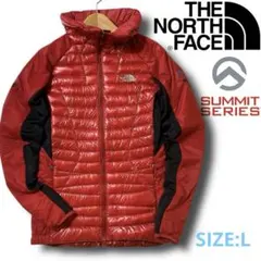 L ノースフェイス サミットシリーズ 撥水 防風 防寒 ライトダウンジャケット