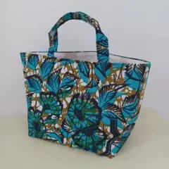ハンドメイド/ランチバッグ/トートバック/アフリカ布/アフリカン③