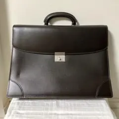 極上品 板垣 いたがき 鞄 ルガトー ダークグリーン ビジネスバッグ