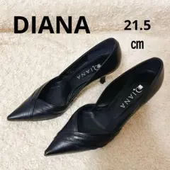 ダイアナ　 ハイヒール　ブラック　21.5㎝　日本製
