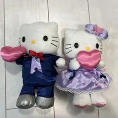 ハローキティ タキシード　ドレス ぬいぐるみ