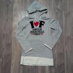 女の子トレーナー パーカー フード付き 120〜130cm