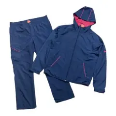 NIKE ナイキ ロゴ プリント ナイロン ジャージ 上下 セットアップ