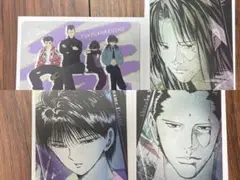 幽☆遊☆白書 マグネットステッカー 4枚セット