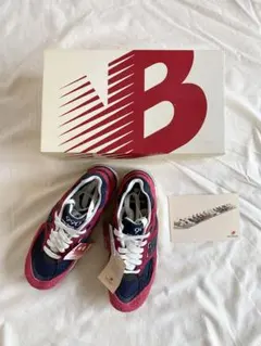 未使用 USA製 NEW BALANCE M990AD2 RED 26.0cm