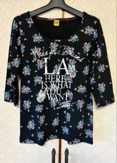 BACK NUMBER バックナンバー 七分袖 Tシャツ Ｌサイズ カットソー